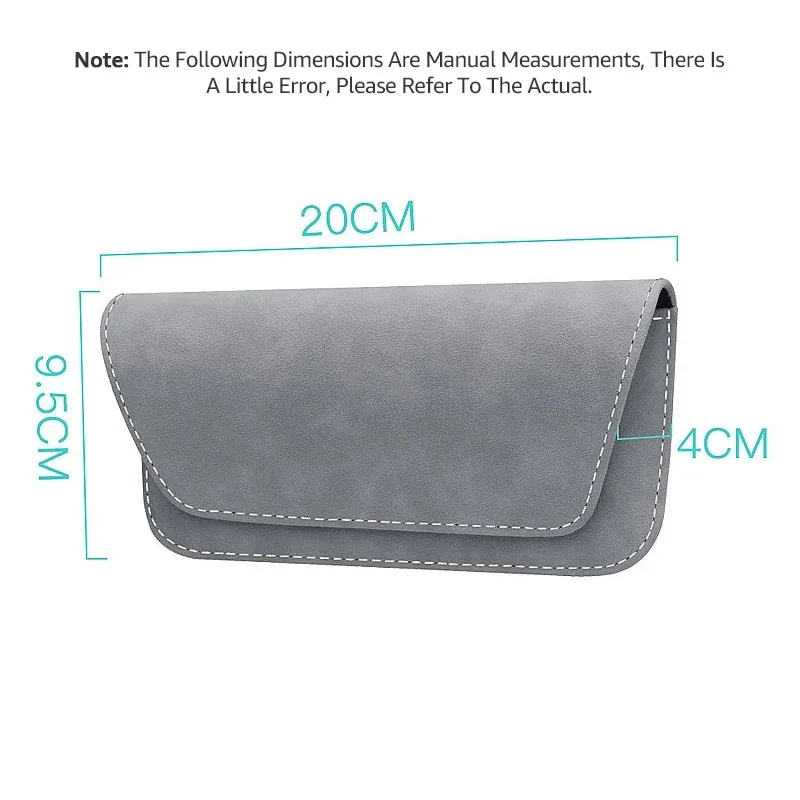 Car Sun Visor Sunglasses Holder Universal Car Glasses Storage Box Auto Eyeglasses Organizer Visor Mount Glasses Case Car Interio