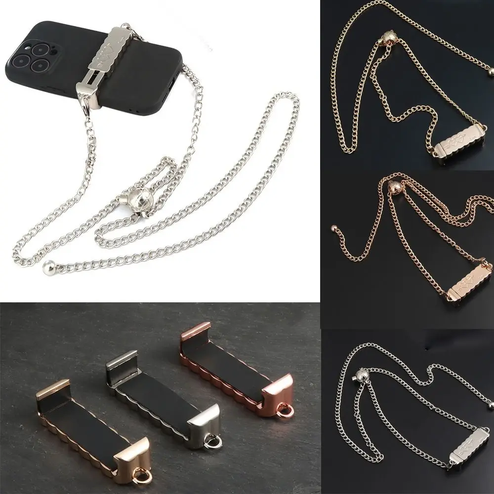 

Detachable Mobile Phone Lanyard Anti-loss Hanging Chain Crossbody Chain Stand Shoulder Strap Back Clip Holder Phone Bag