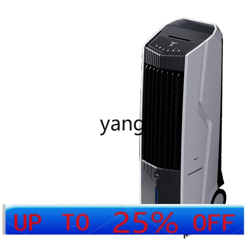 CX Household Bedroom Cooling Light Sound Electric Fan Air Cooler Mobile Vertical Water-Cooled Tower Fan