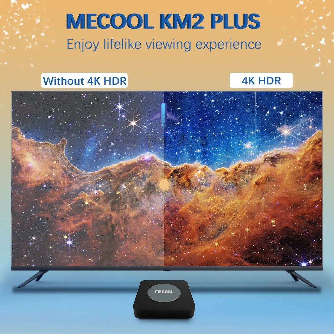 MECOOL Android TV Box KM2 Plus 4K Amlogic S905X4 2G DDR4 إيثرنت واي فاي متعدد غاسل HDR 0 TVBOX مشغل الوسائط المنزلية