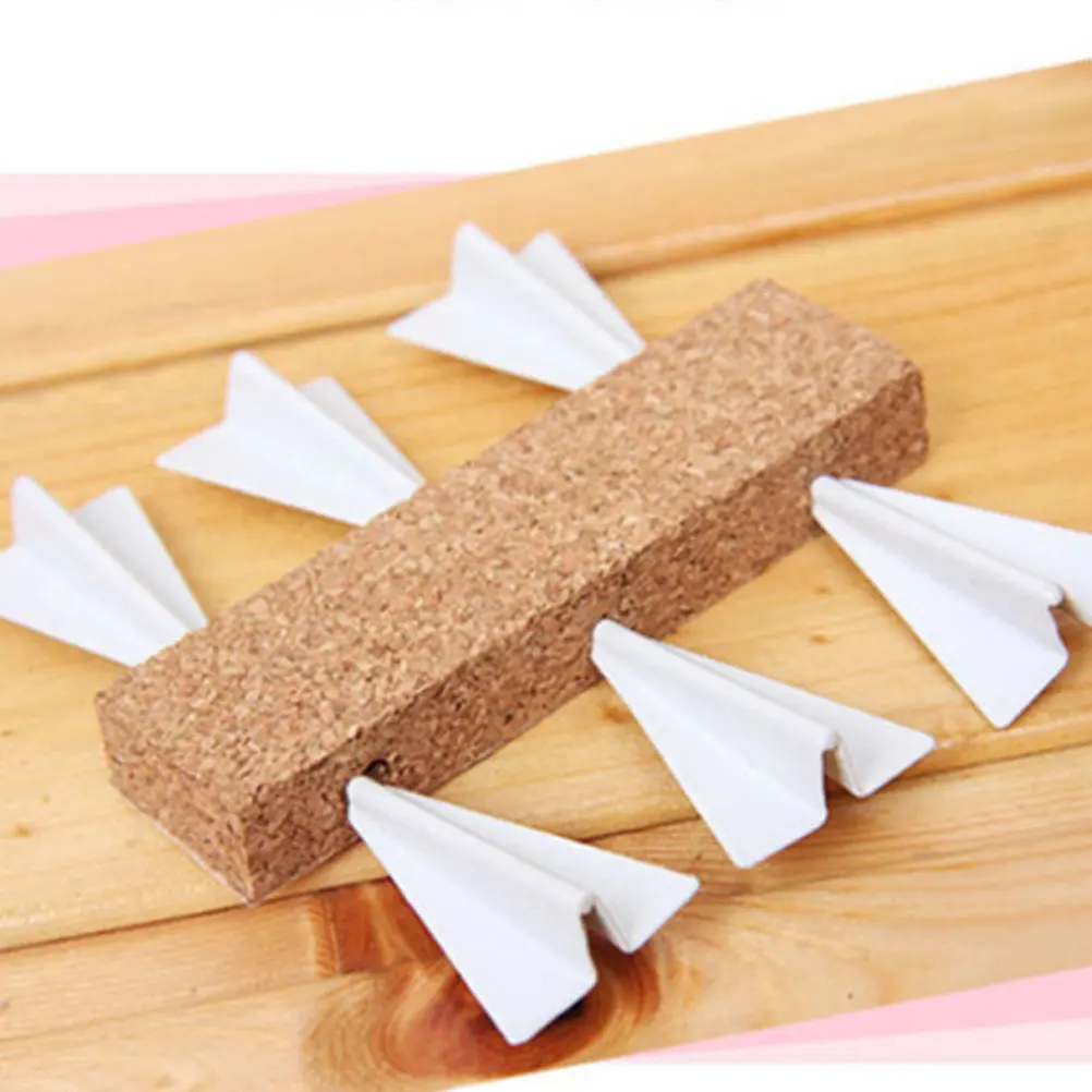 6Pcs Map Pushpins Paper Airplane Thumbtacks Delicate Compact Replaceable Daily Use Home Bulletin Board Accessories