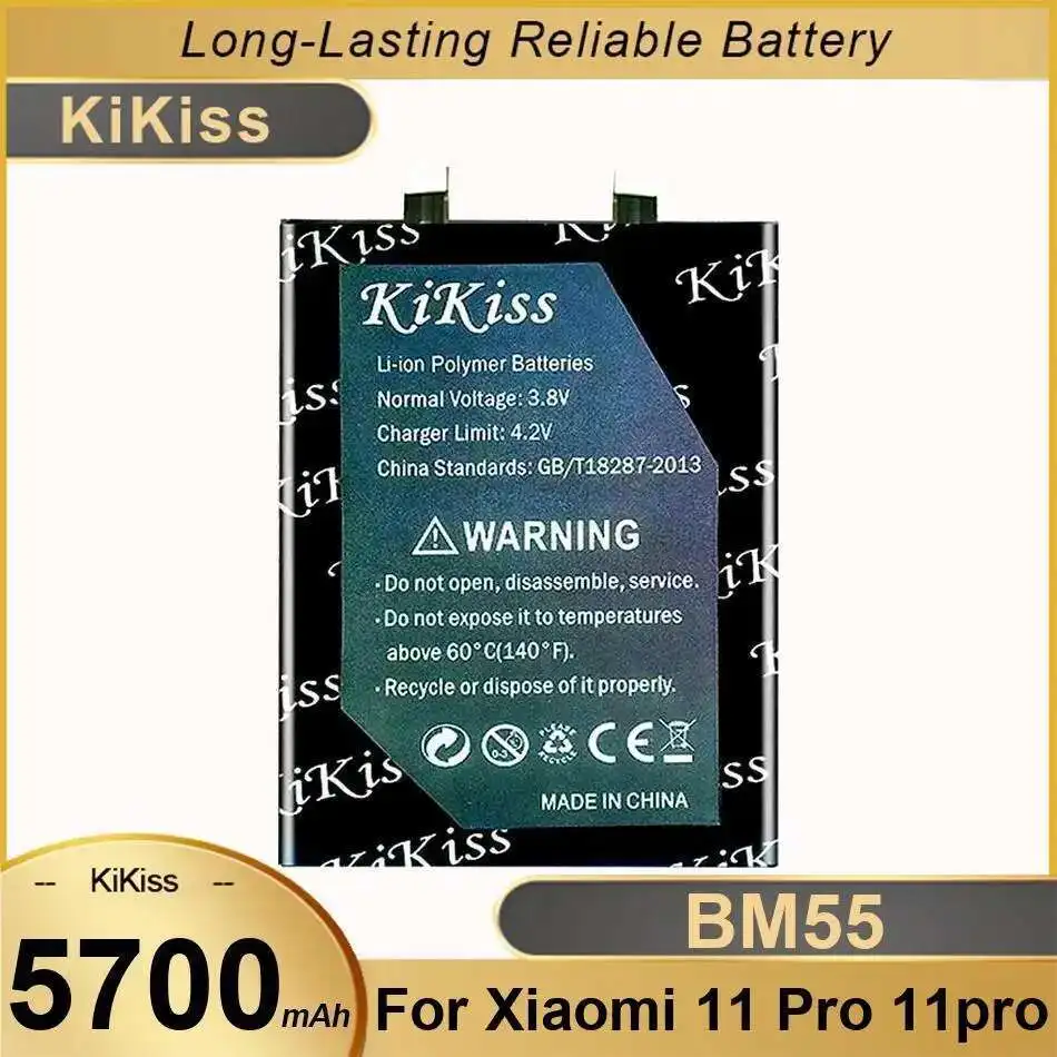 

5700Mah BM55 Durable For Xiaomi 11 Pro 11Pro Good Low-Temperature Performance Mobile Phone Battery