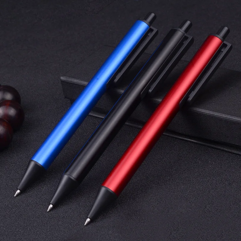 

10pcs Press the metal ball point pen advertising gift pen manufacturer spot wholesale