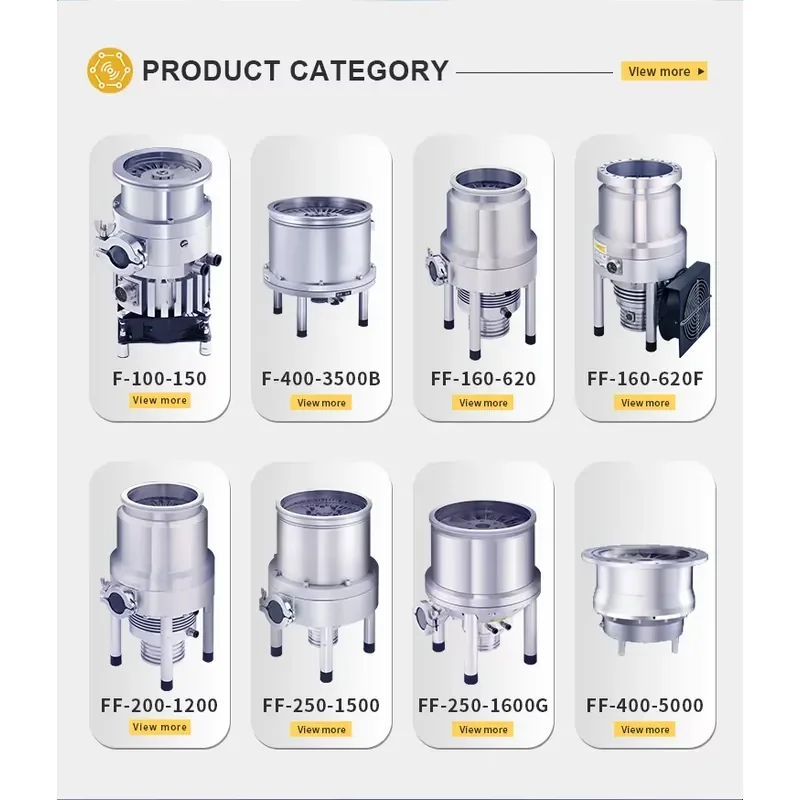 FF-200/1300E High Performance Oil Lubricated Molecular Pump with a Pumping Speed of 150L/S-5000L/s Compact Type