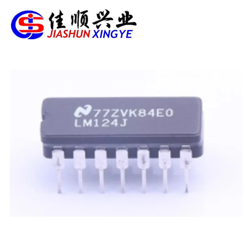 5PCS  LM124J  Operational amplifier   LM124J  CDIP14   LM124J