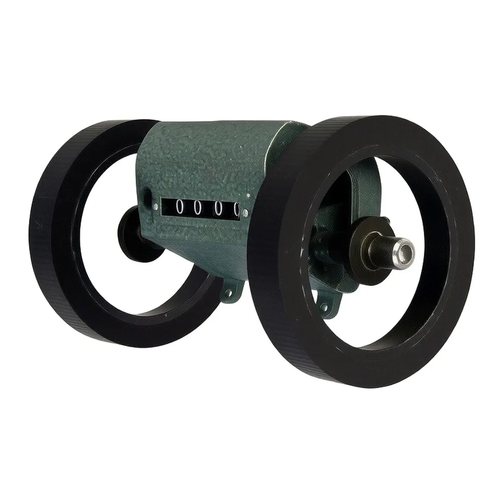 Z96 Roller Counter for Fabric Yardage Measurement Plastic Film Length Tracking Leather Cutting Tools Stainless Body