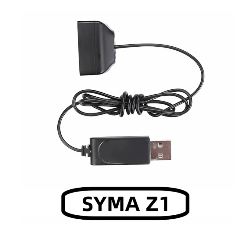 Syma Z1 접이식 드론 USB 충전기 충전 라인 Lipo 배터리, 2.4G FPV 접이식 미니 실시간 변속기 RC 쿼드콥터용