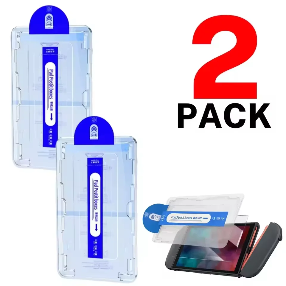 voor Nintendo Switch 2 Console-schermbeschermer met automatische uitlijningsframe Beschermfolie van gehard glas voor Switch 2-accessoires