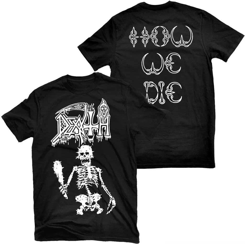 Rare DEATH Band Graphic Cotton T-shirt Unisex Summer Short Sleeve Fashion Brand Tee Luxury Casual Vintage Retro Top view 6