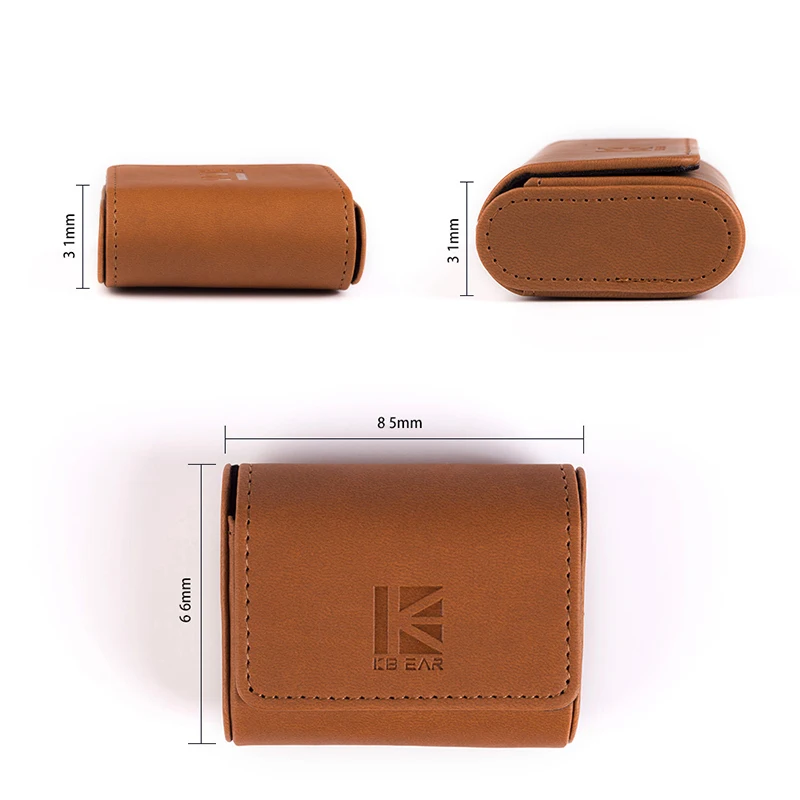 KBEAR Earphone Portable Bag,Travel Portable IEM Earear Storage Bag，Suitable for Earphones,Earplugs,and Cables image 6