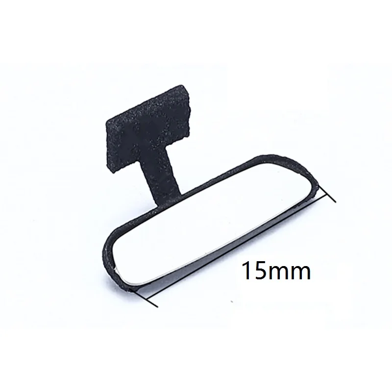 for WPL C14 C24 C24-1 Metal Simulation Interior Rearview Mirror Rear View Lens 1/16 RC Car Upgrade Parts Accessories