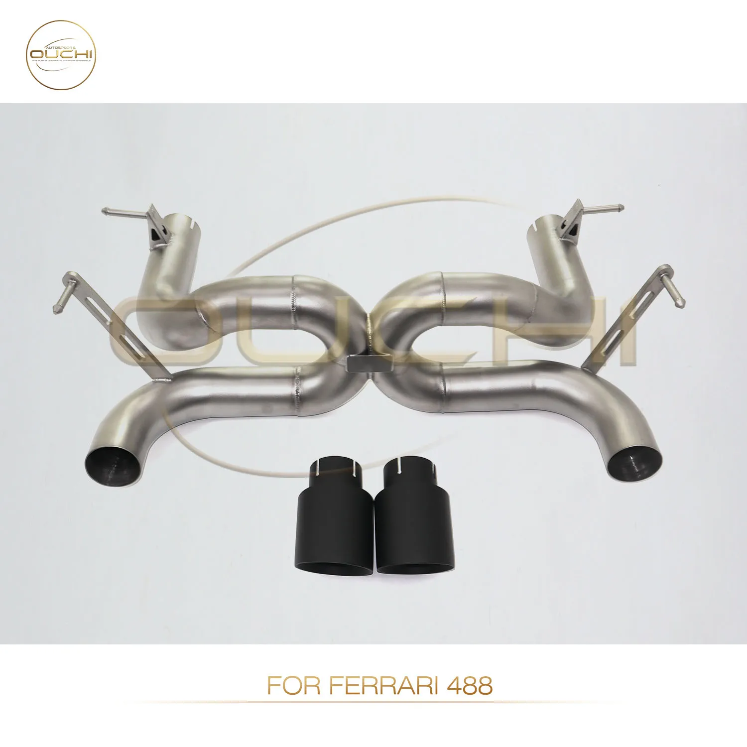 

OUCHI Custom Made for Ferrari 488 Straight Through Exhaust Section Exhaust System Catback