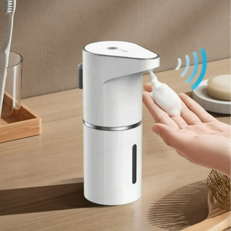 

New Intelligent Induction Soap Dispenser 350ml 4 Level Adjustable Foam Touchless Foaming Wall-Mounted Vertical Soap Dispense