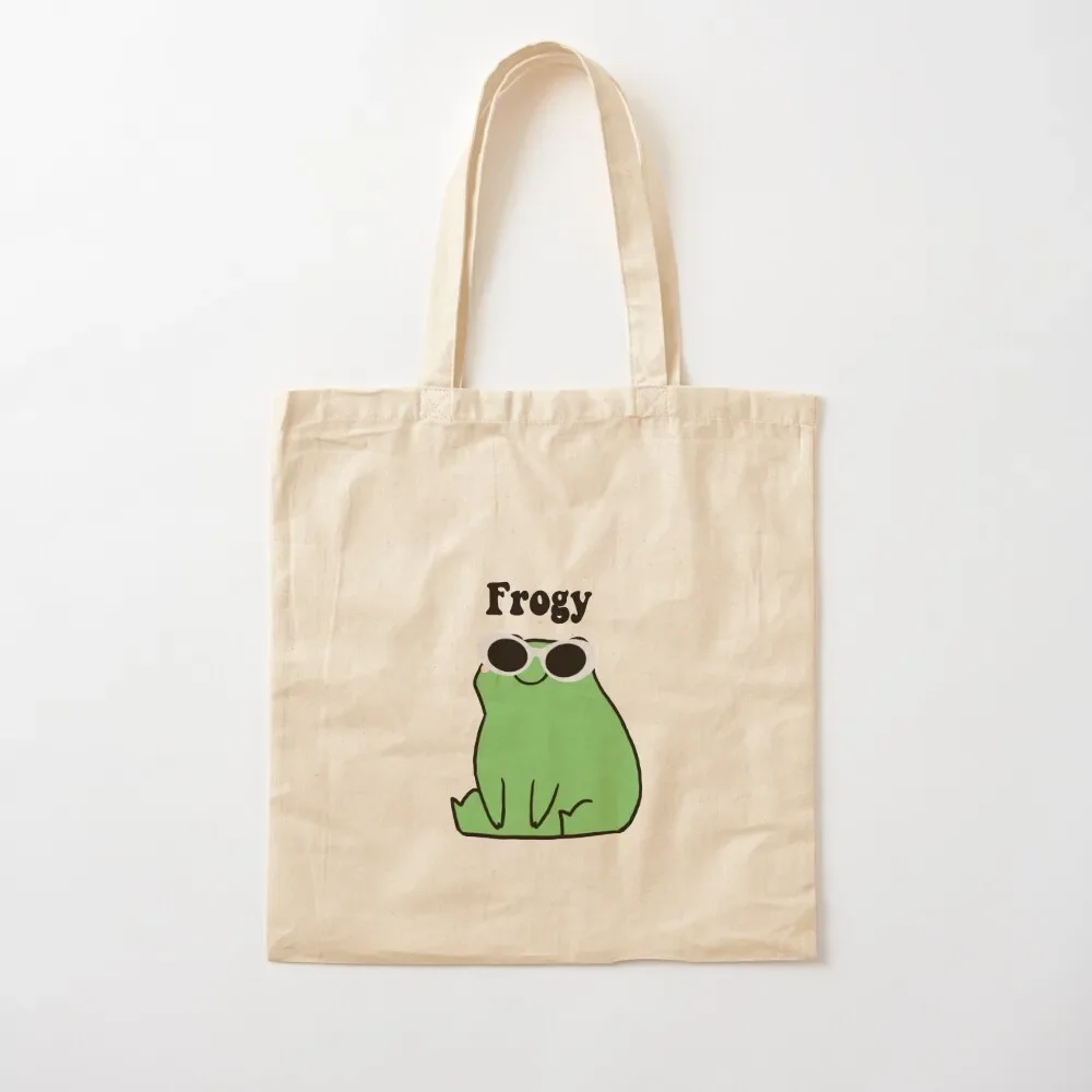 

Gogy frog Tote Bag Fabric bag Candy bags Women's beach bags tote bag women