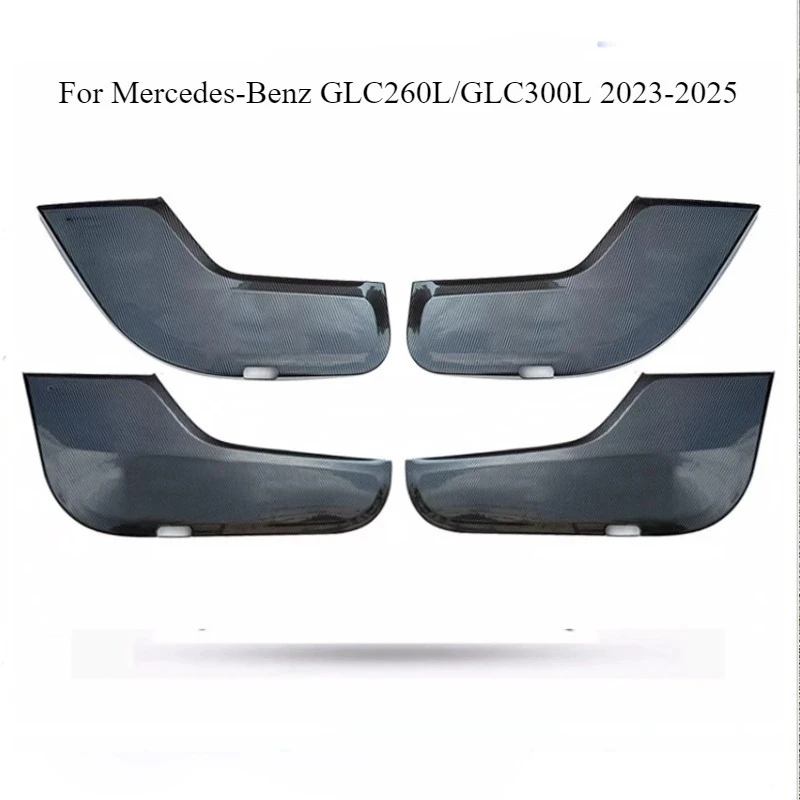 

For Mercedes-Benz GLC260L/GLC300L 2023-2025 Door Kick Guards & Carbon Fiber Interior Protection Panel Set – Anti-Scratch