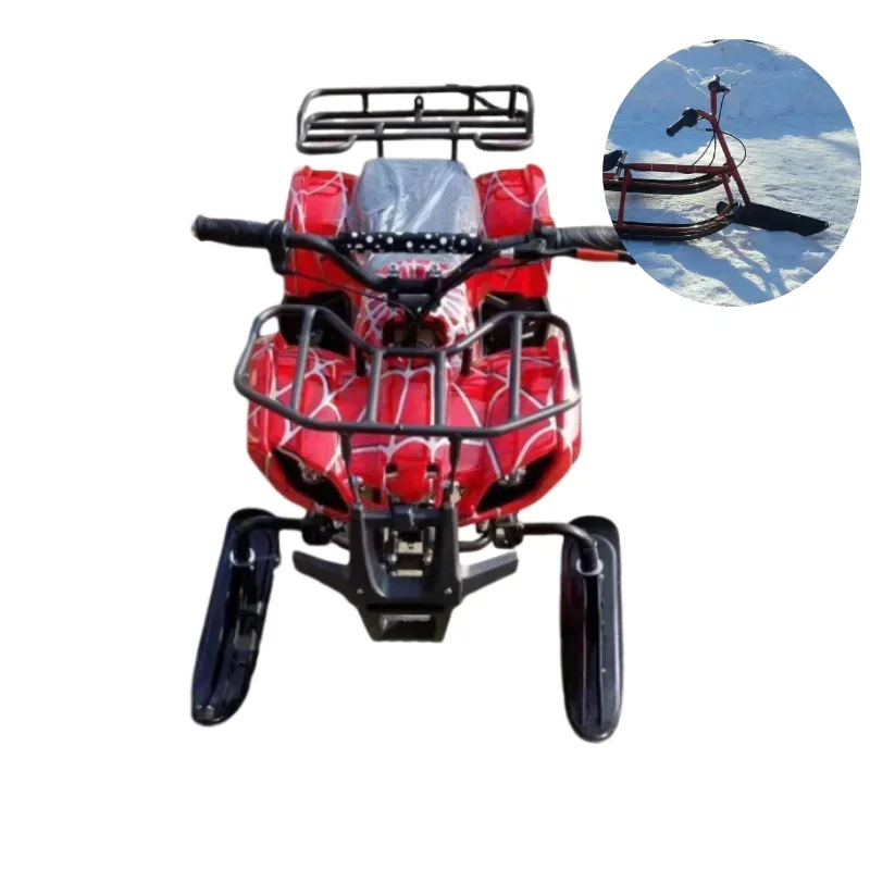 80KG Snowmobile Load Capacity Recreational Ice Rink Snowmobile Crawler Outdoor Ice And Snow Beach Vehicle