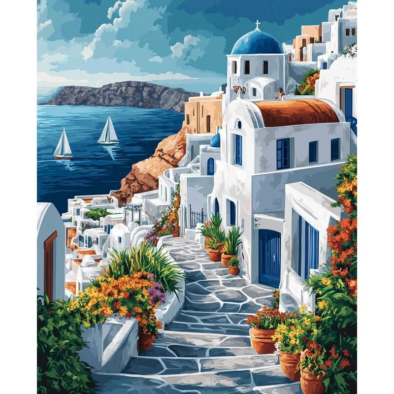 

Nabi DIY алмазная живопись приморский вышивка крестиком полный квадратный круглый город пейзаж Алмазная вышивка украшения домашний художественный комплект