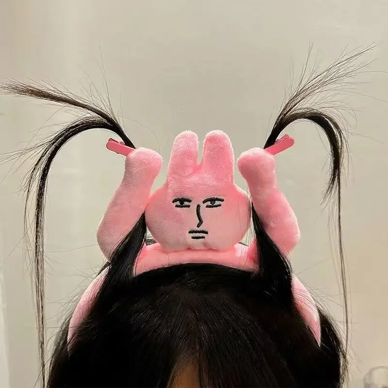 

New Arrival 2024 Pink Bunny Headband- Funny and Cute Headgear for Washing Face, Tying Hair or Bangs, and Daily Wear 1PC