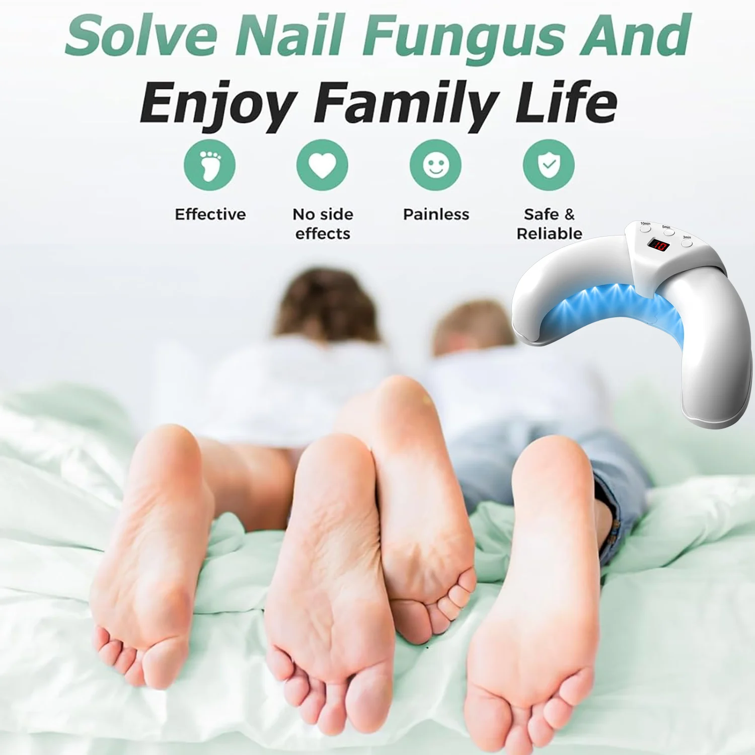 真菌レーザー治療装置 爪真菌症の治療 爪真菌症を効果的に除去 爪の成長を抑制