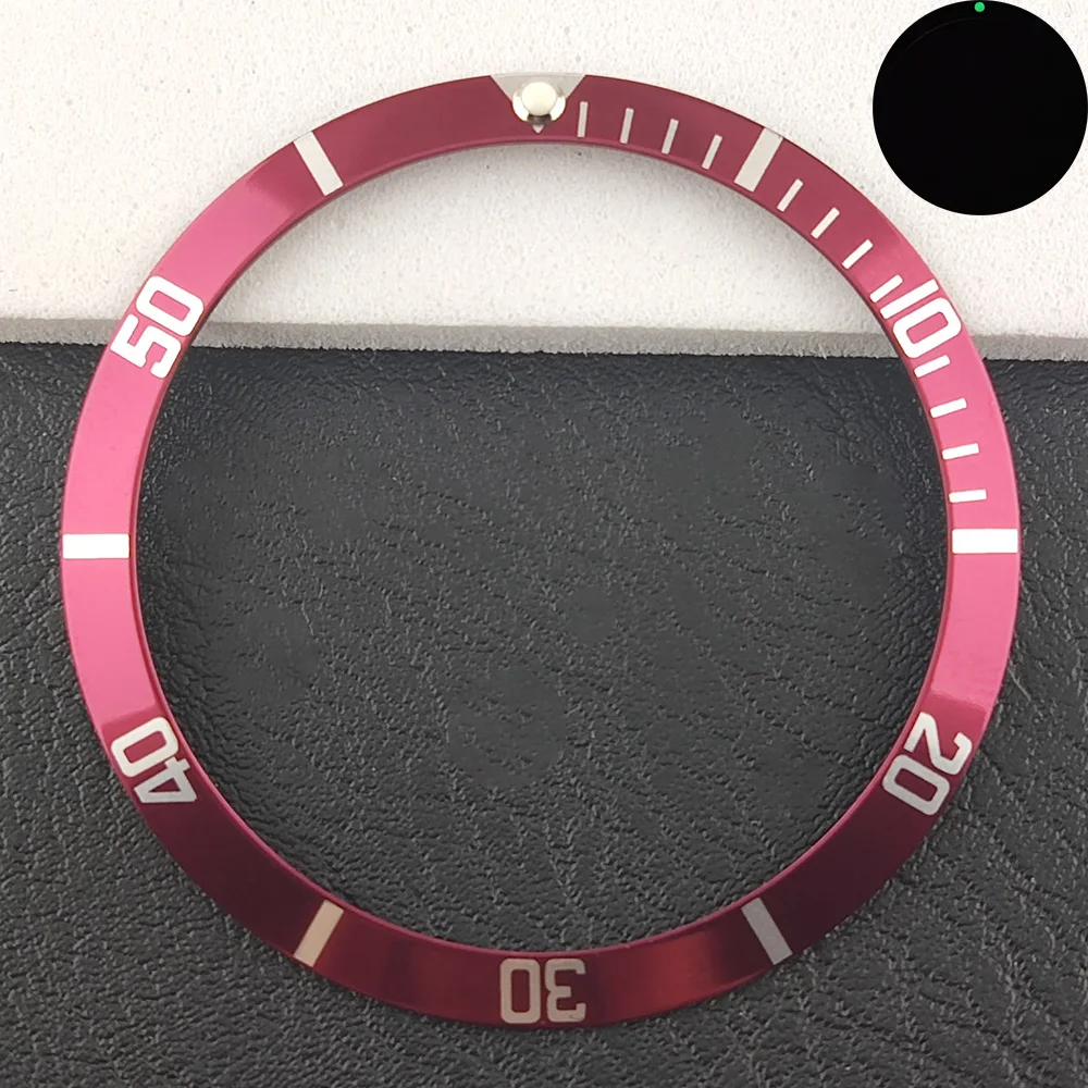 36.5mm vintage watch bezel aluminum bezel suitable for 40mm case with bezel diameter 36.5 * 30.8