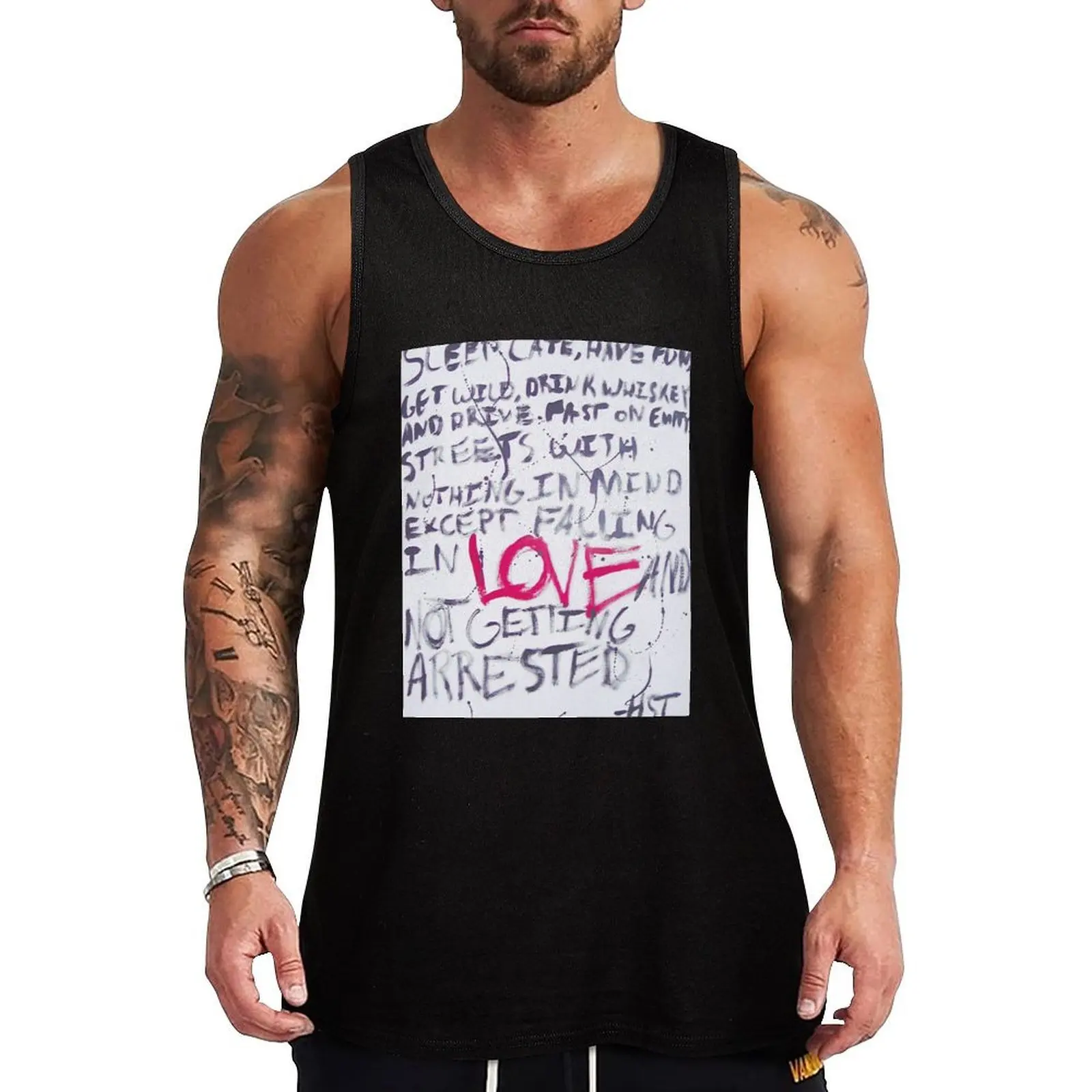Hunter S. Thompson Quote Tank Top Active Athletic Tank Top Quick Dry Sleeveless Shirt