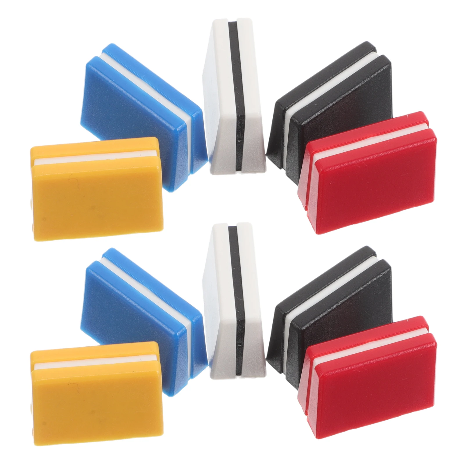 

10Pcs Audio Mixer Slider Fader Caps Replacement Knobs Smooth Control Console Accessories Mixing Desk Parts Fader Knobs