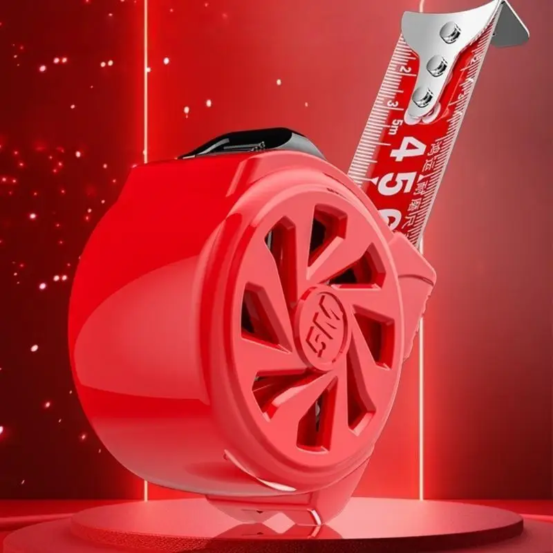 652F enhances Durability Red Measuring Tape Small Measurement Tool for Precisions Work