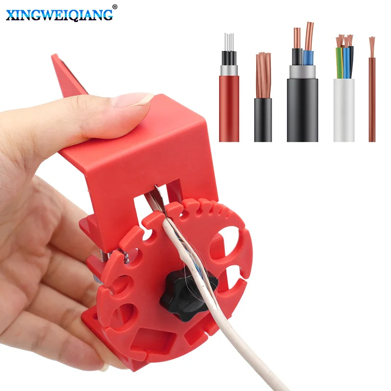 Wire Stripper Quick Copper Electric Wire Demolisher Manual Stripping Clip Pliers Home Portable Cutting  Crimping Tool