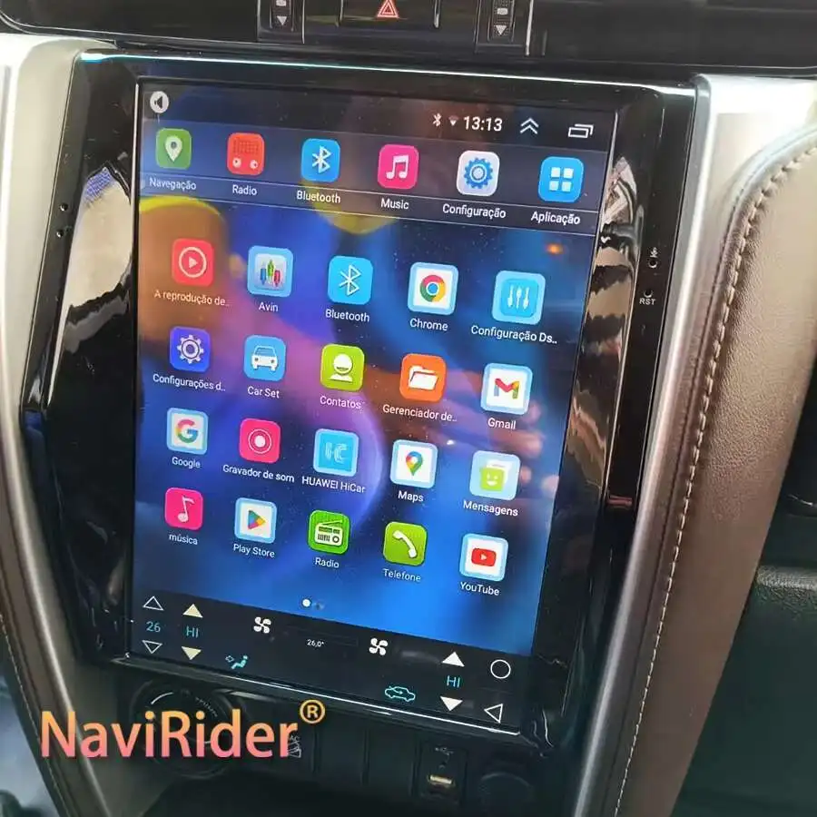 Navirider Carplay Car Radio For Toyota Fortuner HILUX Revo 2016-2022 Android Touch Screen Multimedia Player Navigation WIFI 4G