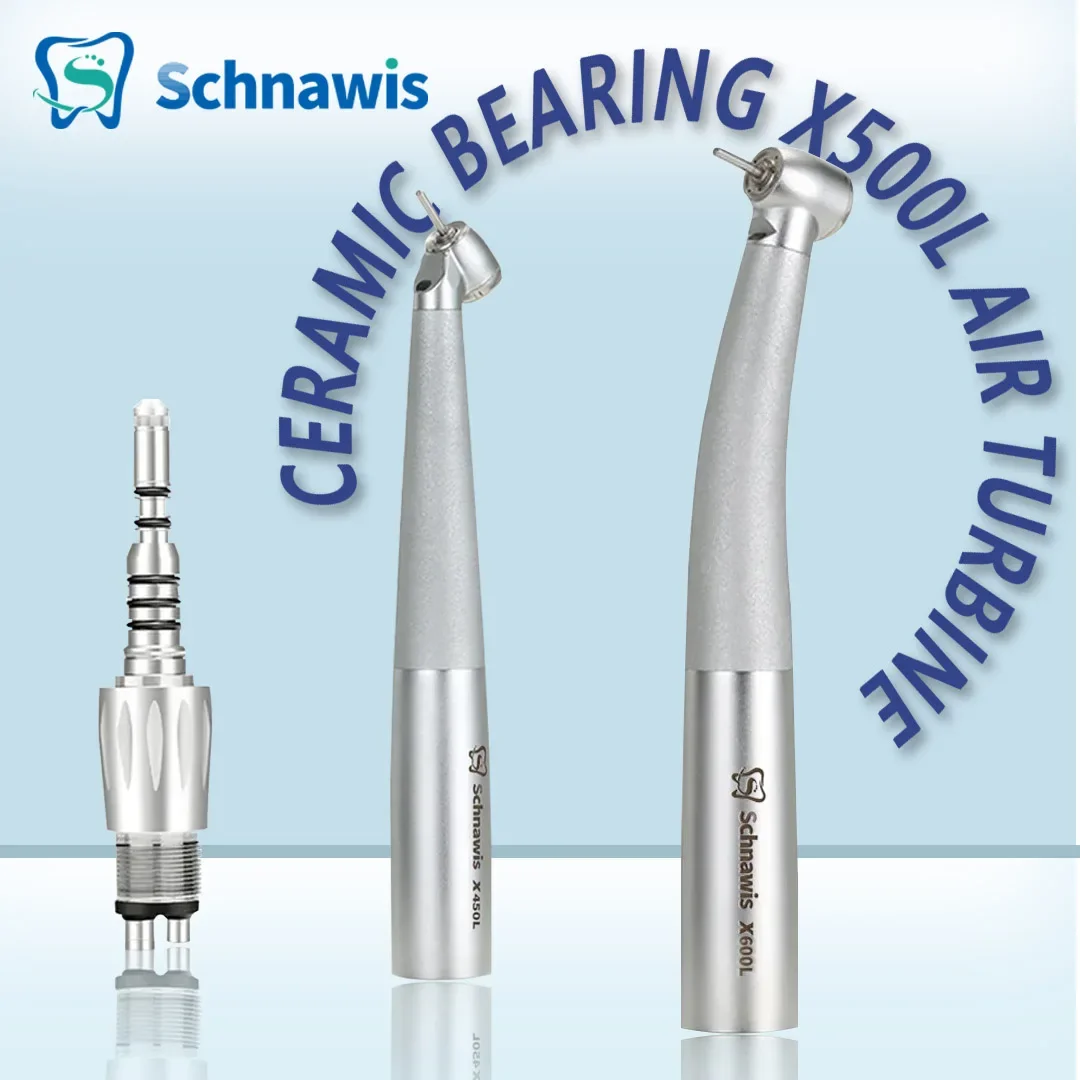 

Schnawis Dental High Speed Handpiece Internal Water Spray Dental Hand piece Rotor Tip Ceramic Bearing X500L Air Turbine