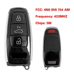 CN008017 MLB Original OEM Smart Remote Key Control 4 Button 433MHz 5M Chip FCCID 4N0 959 754 AM For A-udi A5 A6 A7 Q8 2020 2021