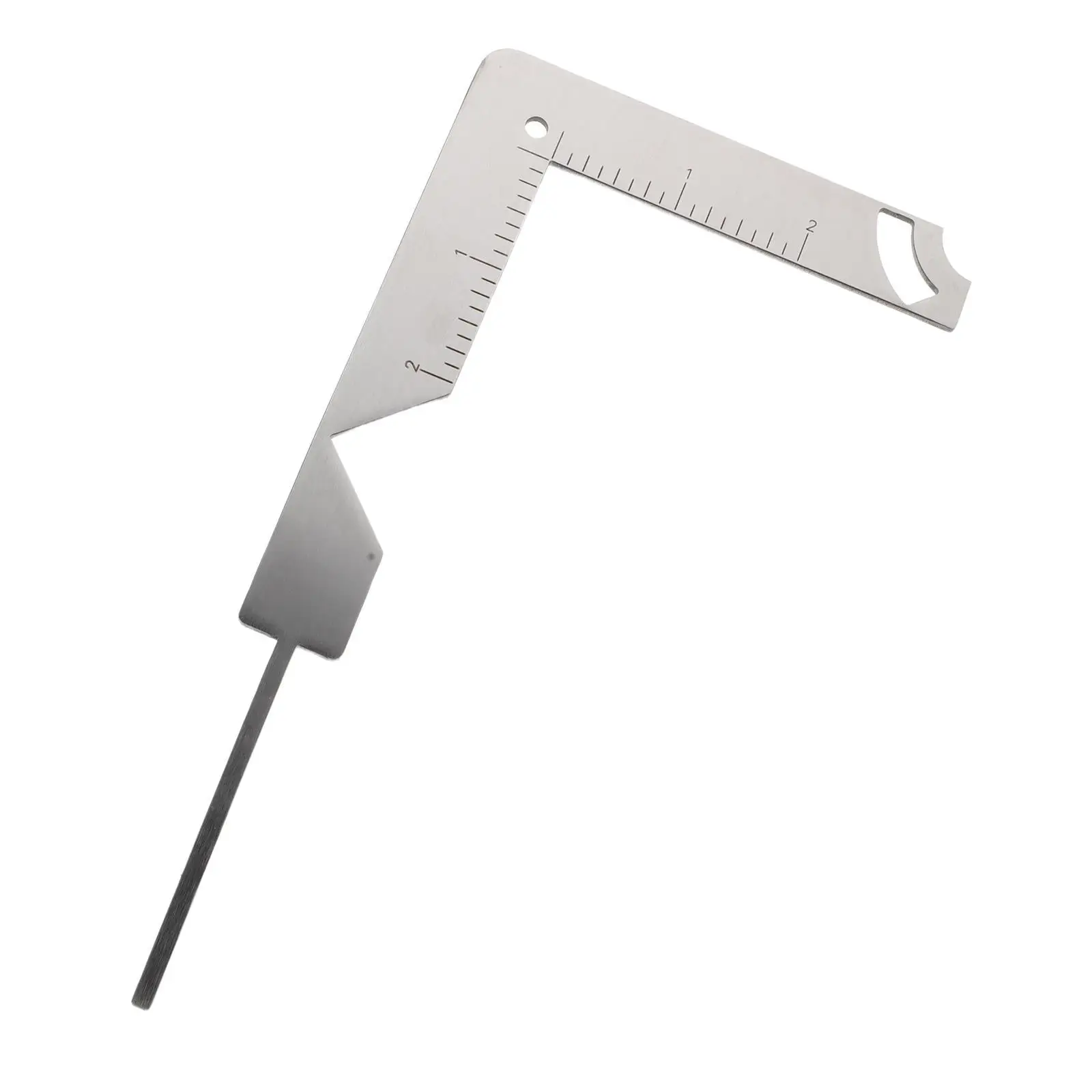 5-in-1 Stainless Steel Book Cover Guide Ruler Multifunctional Binding Tool for Scrapbooking Album Cutting Precision Craft