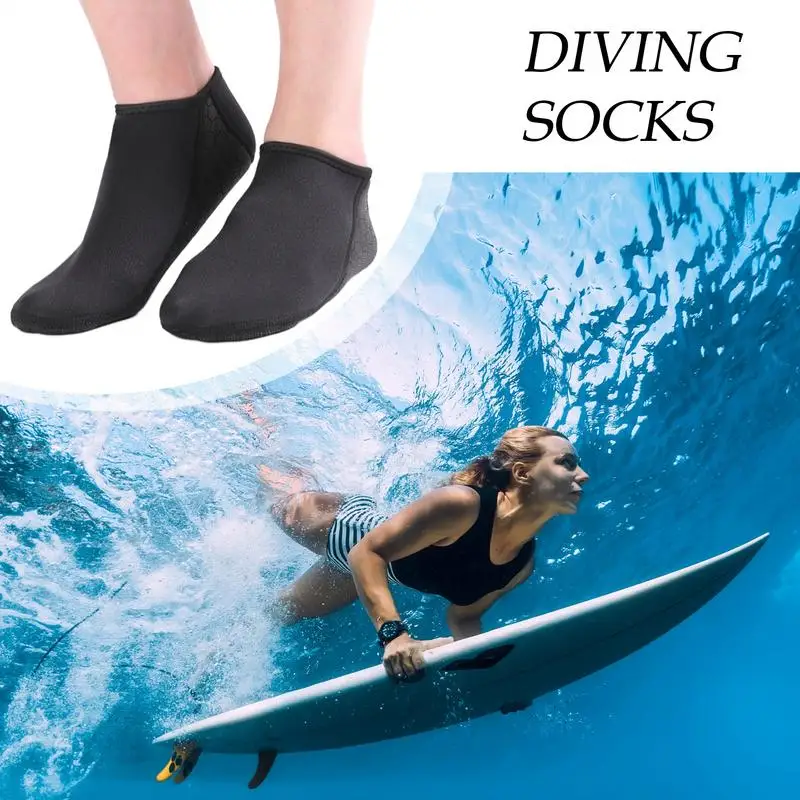 Neoprene Socks 1 Pair Of Water Booties Scuba Socks Sand Volleyball Suit Diving Boots Snorkeling Supplies Wading Shoes For