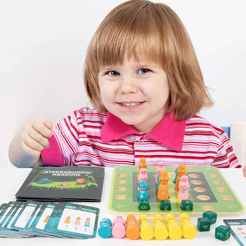 Wooden Educational Toddler Toy Developmental Toddler Brain Teasers Toy For Kid Baby Children