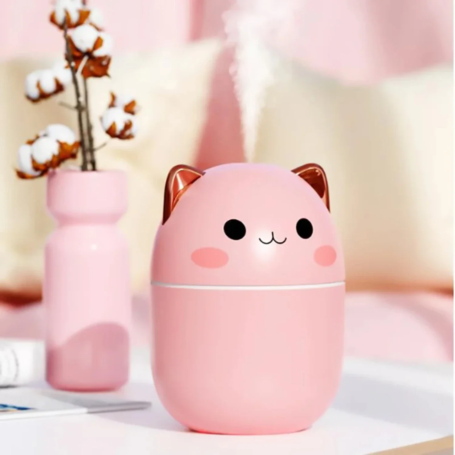 dorable and delightful mini pet-themed air humidifier is perfect for adding a touch of charm to any room. This small, cute desig