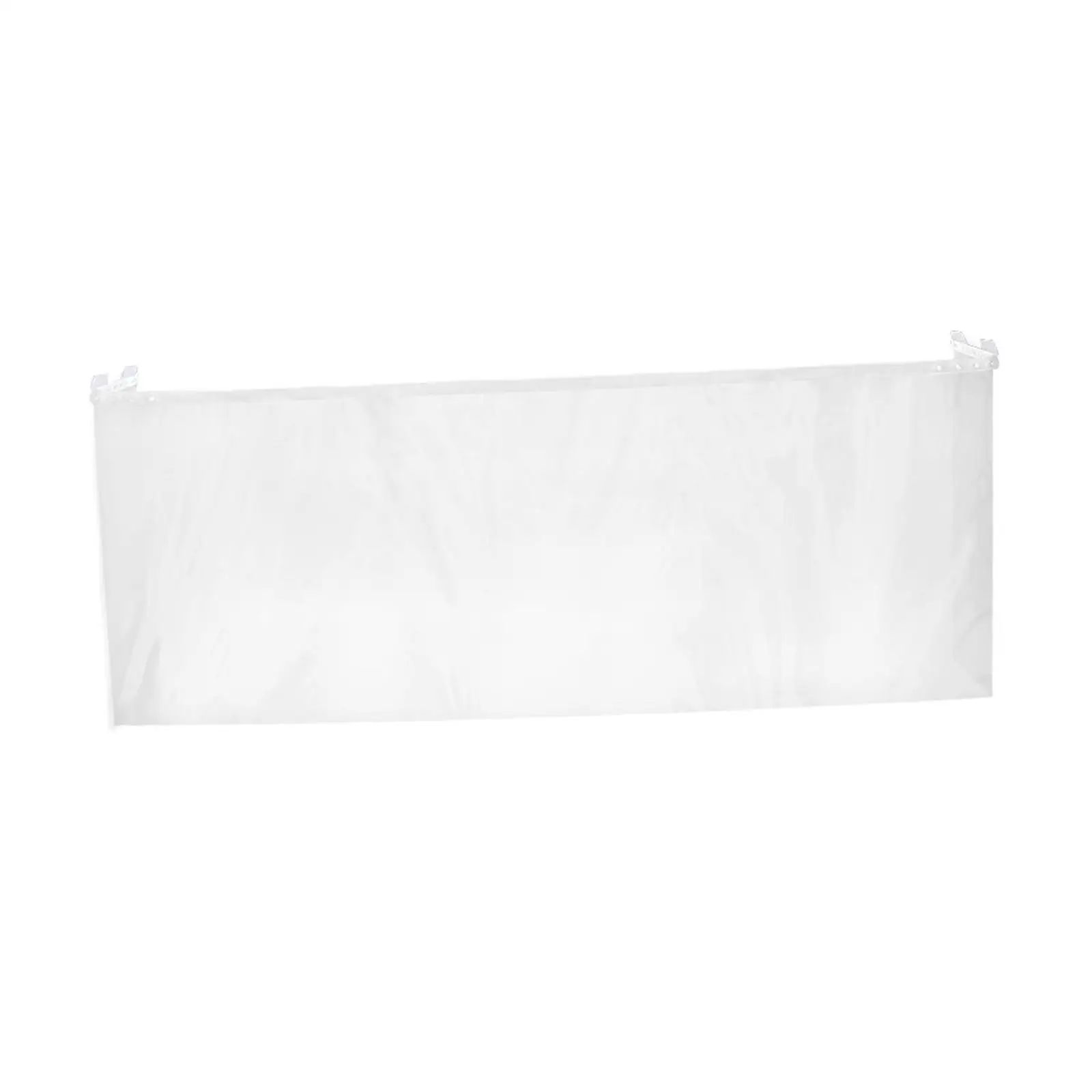 EVA Clear Splash Guard Bathtub Curtain Waterproof Shower Curtain Washable Bathroom Curtain for Kid and Pet Friendly Bath
