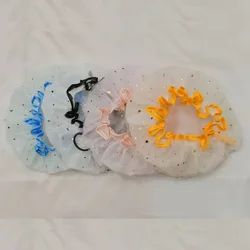 Reusable Bath Hat for Women Waterproof Shower Cap for Spa Hair Salon and Bathroom Accessories