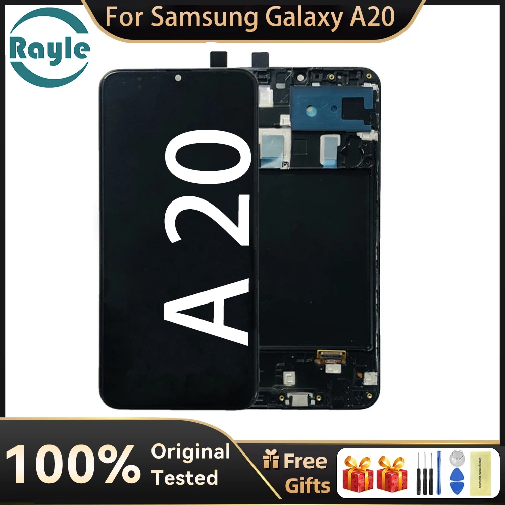 Display Telefoon Scherm Voor Samsung A20 Ultra Mobiele Telefoon Lcd Screenrep Display Touchscreen Digitizer Assemblage Vervanging