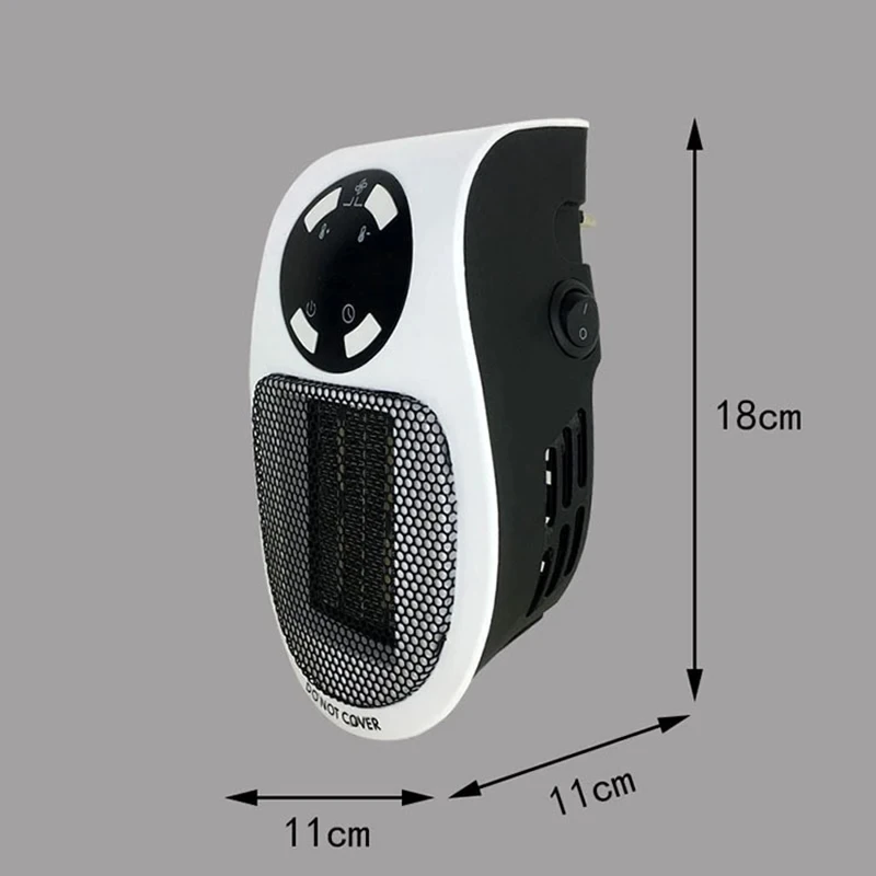 Mini Electric Heater Portable Heater Remote Control Electric Flame Heater HouseholdPowerful Warm Blower Remote Control Warmer