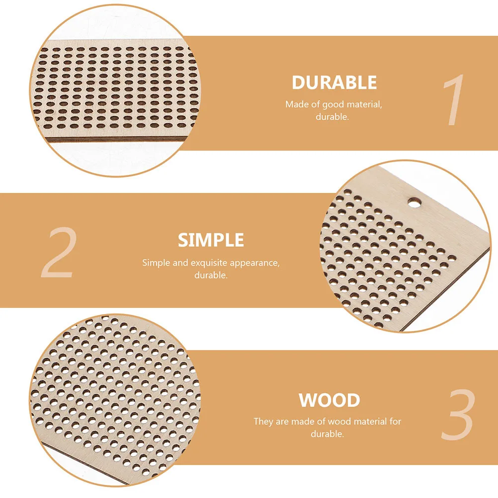 16pcs Wooden Bookmarks Diy Cross Stitch Blank Unfinished Book Mark Kits For Students Handmade Crafts Hollow-Out Wood