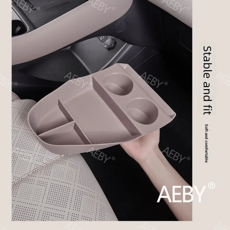 

For BYD ATTO 3 Smart Driving Edition 2025 Organizer Box,Silicone Tray,Lower Dashboard Silicone Mat,Non-Slip Organizer,Interior