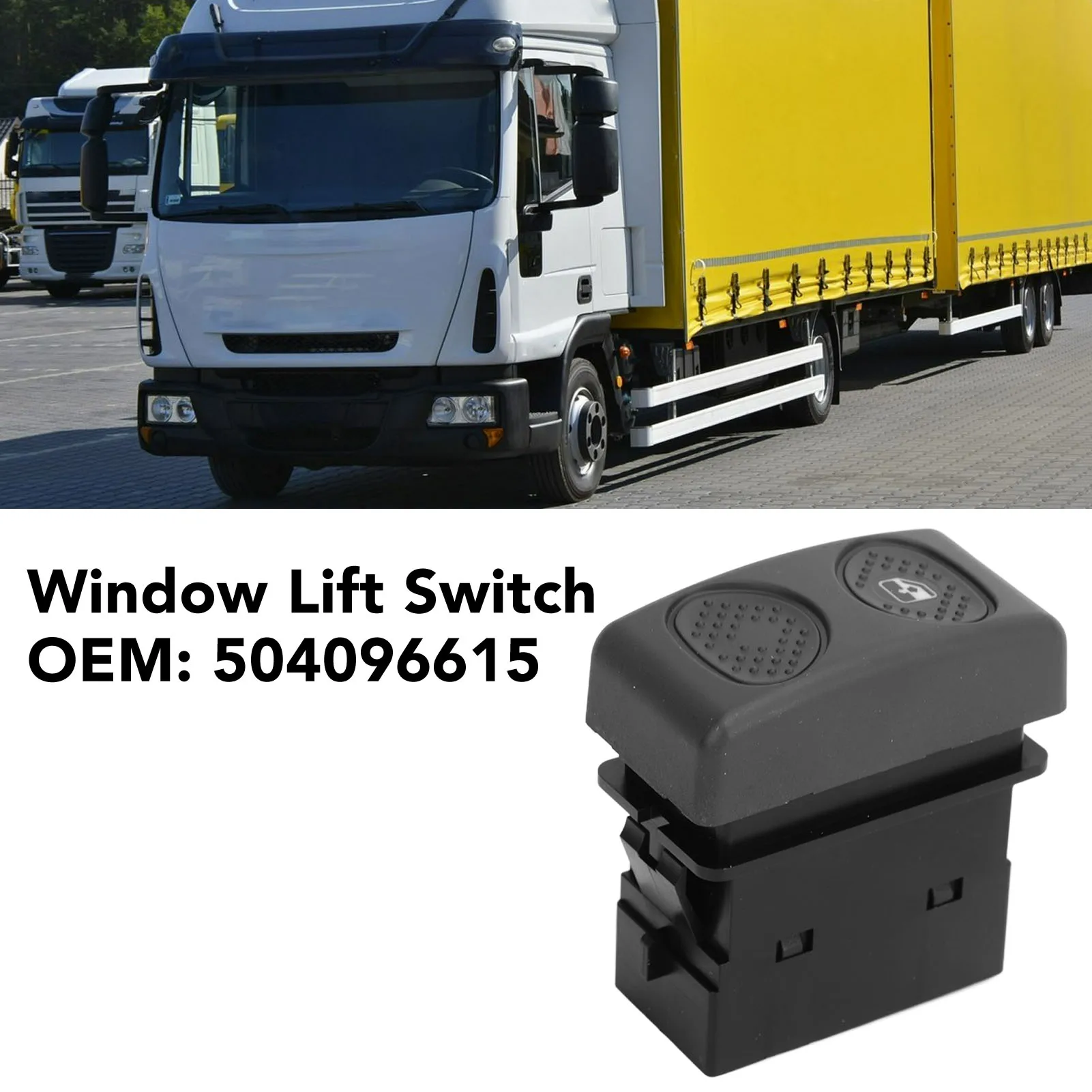 Rear View Switch 504096615 Electric Power Window Control Switch Replacement For Iveco Eurocargo