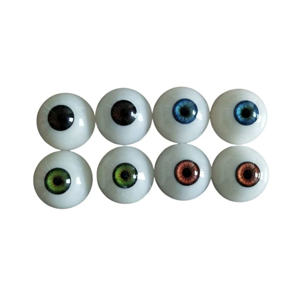 Plastic eye for silicone doll eyes black blue green brownRed silver grey purple yellow amber eyeball for TPE sex doll