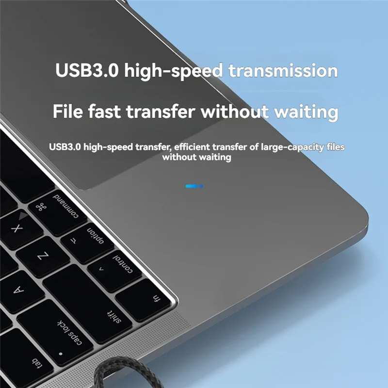 

B37B-4 в 1, прозрачный концентратор USB C с USB3.0 RJ45, USB-разветвитель типа C, док-станция для ноутбуков, аксессуары для ПК