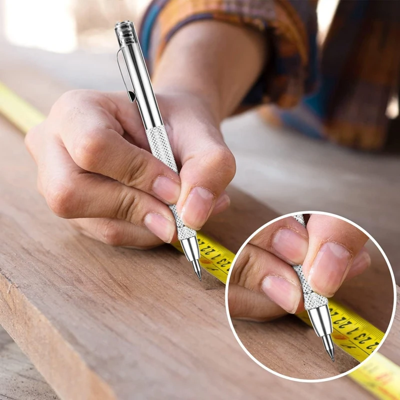 Wolframcarbid-Schreiber, Aluminiumkarbid-Schreiber mit Magnet, Ätz gravur stift mit Clip-Schreiber werkzeug