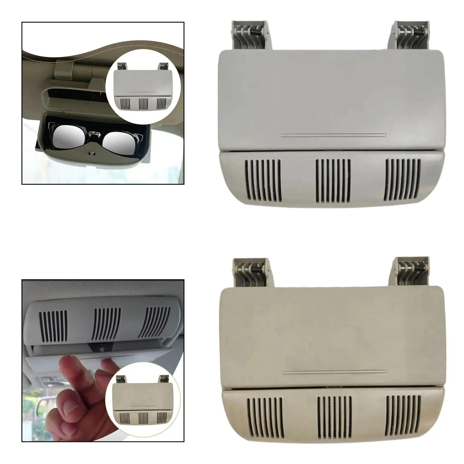 1Z0868565 Eyewear Holder Roof Eyeglass Case Box Replacement for Roomster 2006-2013 Repair Parts Easily Install Lightweight