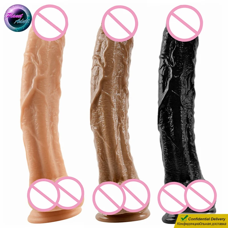 31*5.2cm Large PVC Dildo Realistic Penis Big Cock Long Dick Women Masturbator Adult Sex Toys for Pussy Anal Masturbation Sexshop