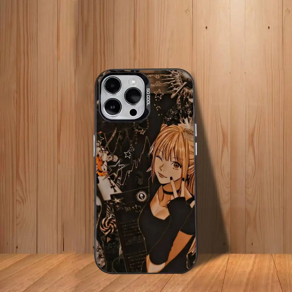 M-Misa Death Note-ES Phone Case For iPhone 17,16,15,14,13,12,11,Mini,Pro,SE,MAX White Matte Shockproof Cover