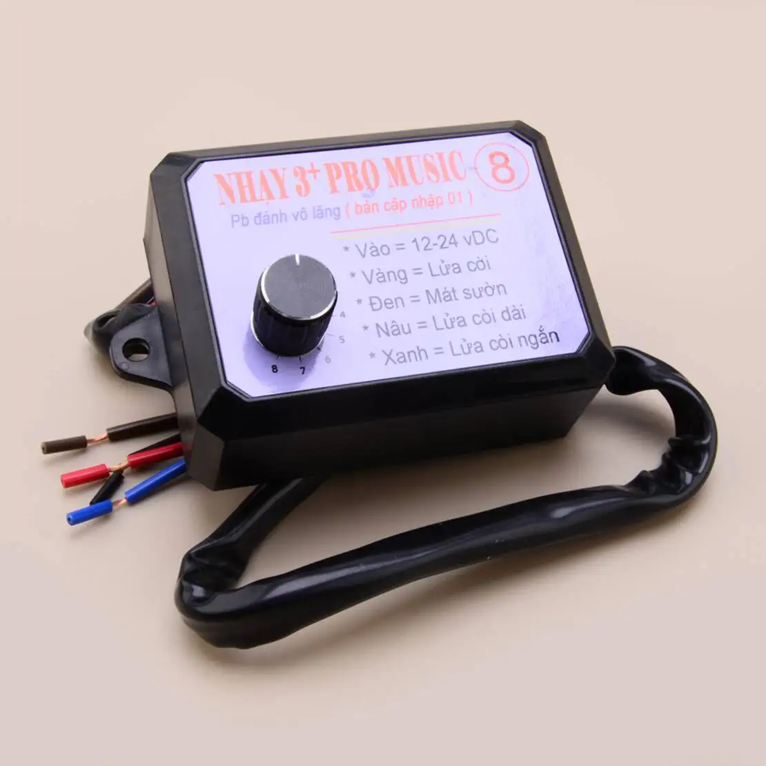 Motorcycle Car Marine Boat Nhay 3+Pro Music Rapid Horn Relay Controller 12-24V 8Tones