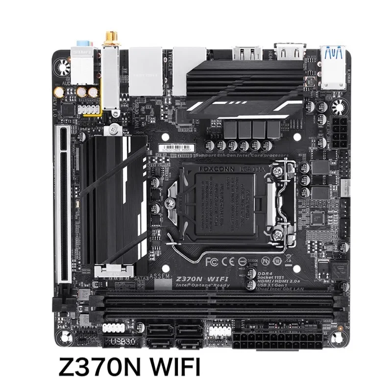 For Gigabyte Z370N WIFI Motherboard 32GB HDMI Z370 LGA 1151 DDR4 Mini-ITX Mainboard 100% Tested OK Fully Work Free Shipping